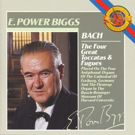 Bach* - E. Power Biggs : The Four Great Toccatas & Fugues (CD, Comp, RE)
