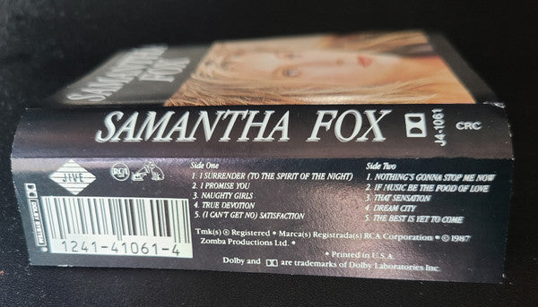 Samantha Fox : Samantha Fox (Cass, Album, Club, CRC)