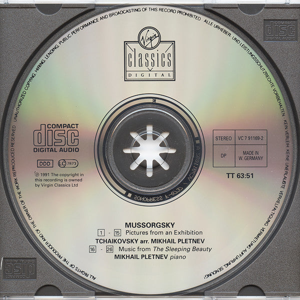 Modest Mussorgsky, Mikhail Pletnev, Pyotr Ilyich Tchaikovsky : Pictures From An Exhibition - The Sleeping Beauty (CD)