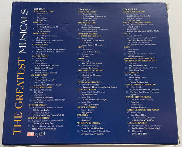 Various : The Greatest Musicals (3xCD, Comp, Copy Prot.)