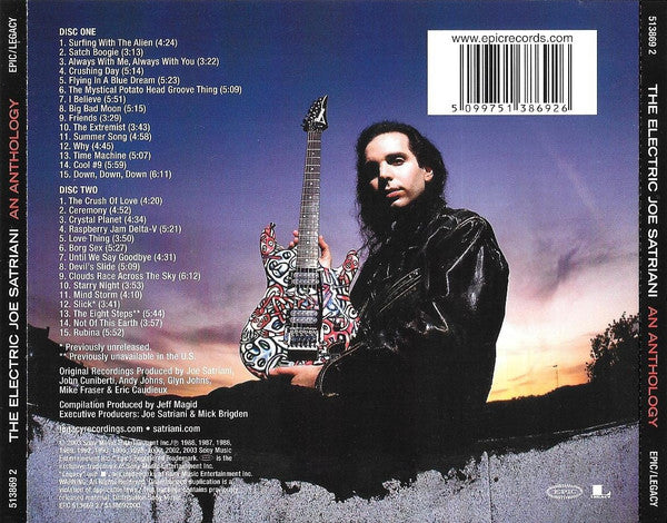 Joe Satriani : The Electric Joe Satriani (An Anthology) (2xCD, Comp)