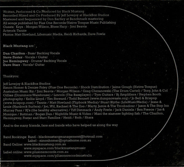 Black Mustang (2) : Between The Devil And The Deep Blue Sea (CD, Album)