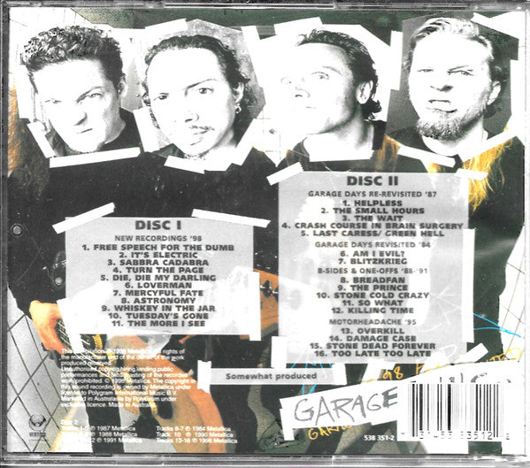Metallica : Garage Inc. (CD, Album, RE + CD, Comp, RE, RM)