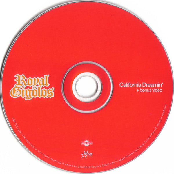 Royal Gigolos : California Dreamin' (CD, Maxi, Enh)