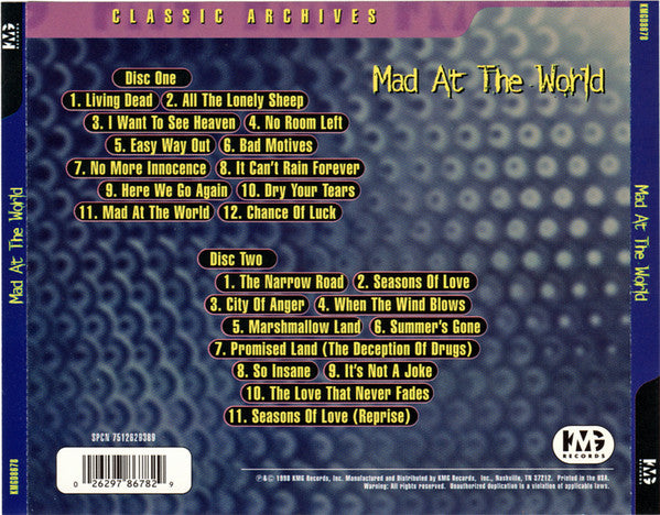 Mad At The World : Mad At The World / Seasons Of Love (CD, Album, RE + CD, Album, RE + Comp)