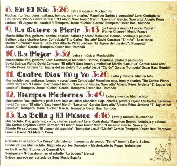 Muchachito Bombo Infierno : Idas Y Vueltas (CD, Album)