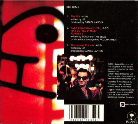 U2 : The Fly (CD, Single, Dig)