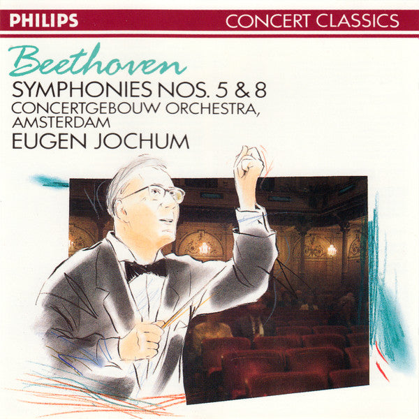 Ludwig van Beethoven ‎– Concertgebouworkest, Eugen Jochum : Symphonies Nos. 5 & 8 (CD, Comp)