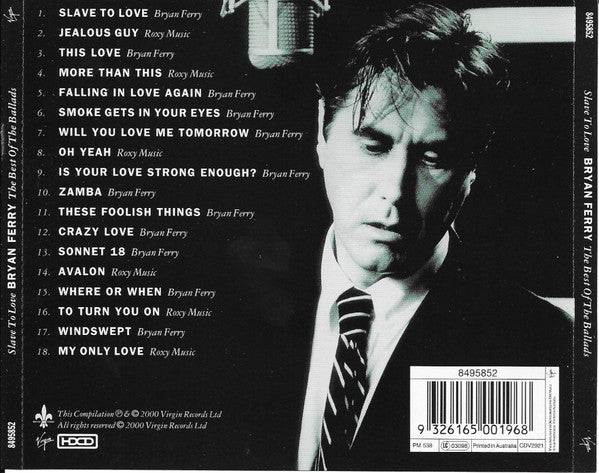 Bryan Ferry : Slave To Love: The Best Of The Ballads (HDCD, Comp)