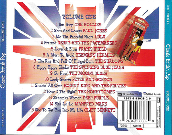 Various : Classic British Hits - Volume One (CD, Comp)