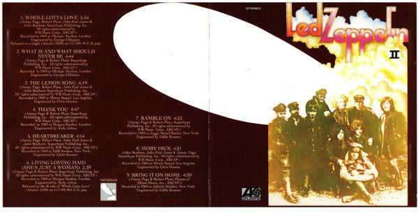 Led Zeppelin : Led Zeppelin II (CD, Album, RE, RM)