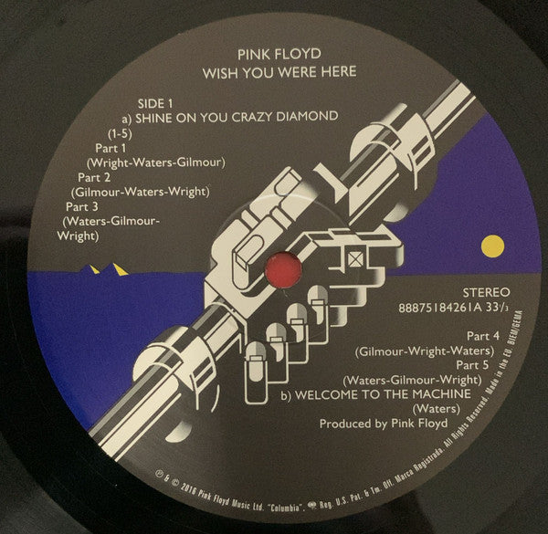 Pink Floyd : Wish You Were Here (LP, Album, RE, RM, RP, 180)