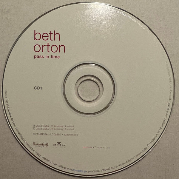 Beth Orton : Pass In Time (2xCD, Comp)
