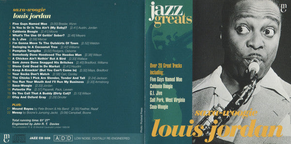 Louis Jordan : Saxa-Woogie (CD, Comp)