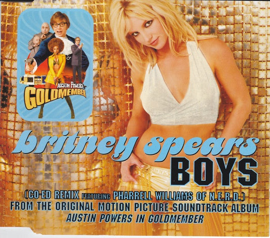 Britney Spears Featuring Pharrell Williams : Boys (Co-Ed Remix) (CD, Single)