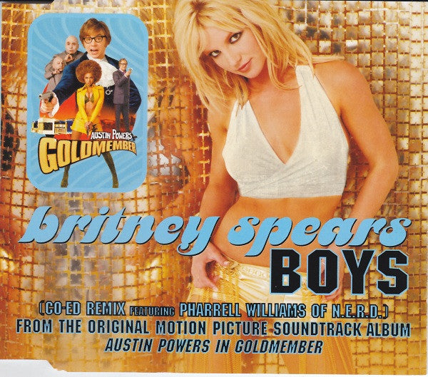 Britney Spears Featuring Pharrell Williams : Boys (Co-Ed Remix) (CD, Single)