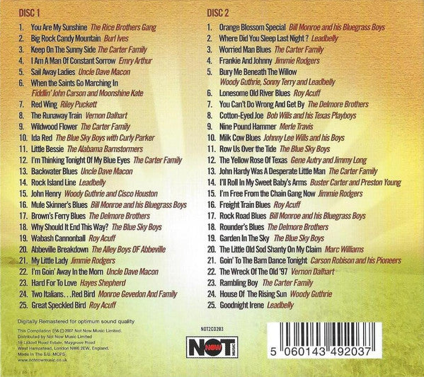 Various : Music Inspired By Oh! Brother, Where Art Thou? (2xCD, Comp, RM, Sli)