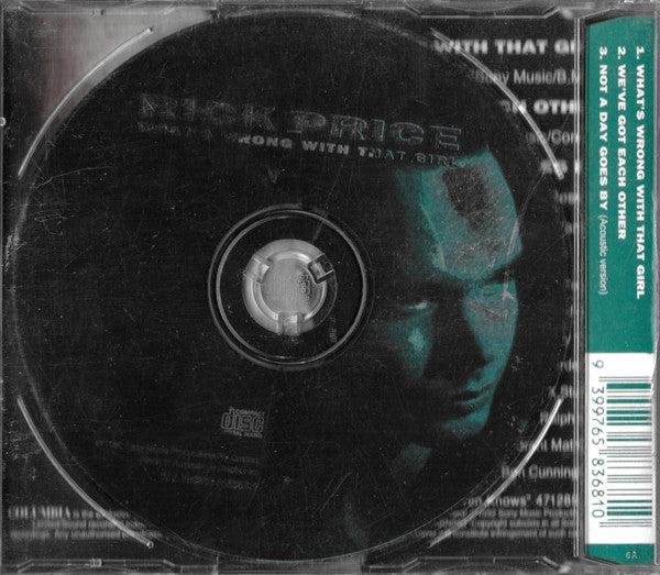 Rick Price : What's Wrong With That Girl (CD, Single)