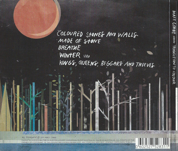 Matt Corby : Transition To Colour (CD, EP)