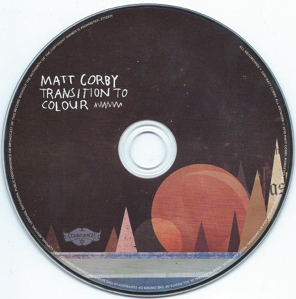 Matt Corby : Transition To Colour (CD, EP)