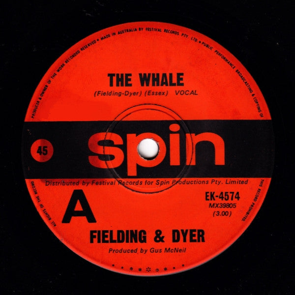 Fielding & Dyer : The Whale (7", Single)