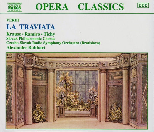 Verdi*, Krause* • Ramiro* • Tichy*, Slovak Philharmonic Chorus, Czecho-Slovak Radio Symphony Orchestra (Bratislava)*, Alexander Rahbari : La Traviata (2xCD, Album)