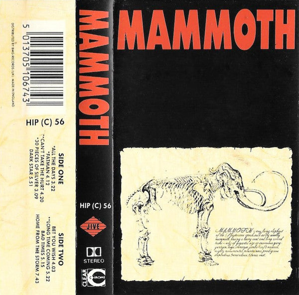 Mammoth (2) : Mammoth (Cass, Album)
