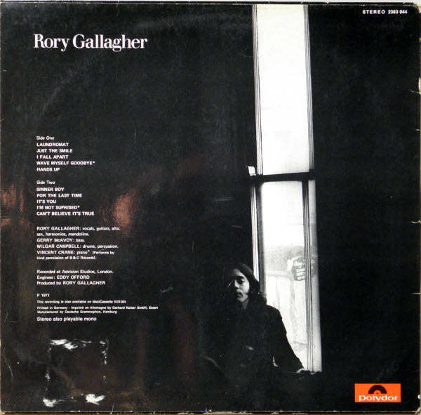 Rory Gallagher : Rory Gallagher (LP, Album)