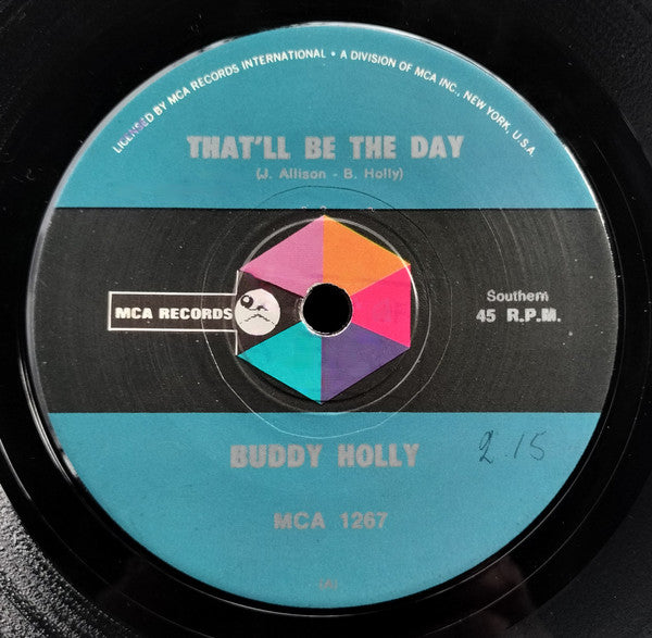 Buddy Holly : That'll Be The Day (7", Single)