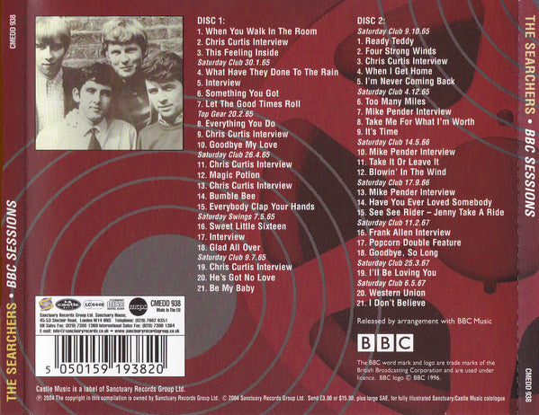 The Searchers : BBC Sessions (2xCD, Comp)