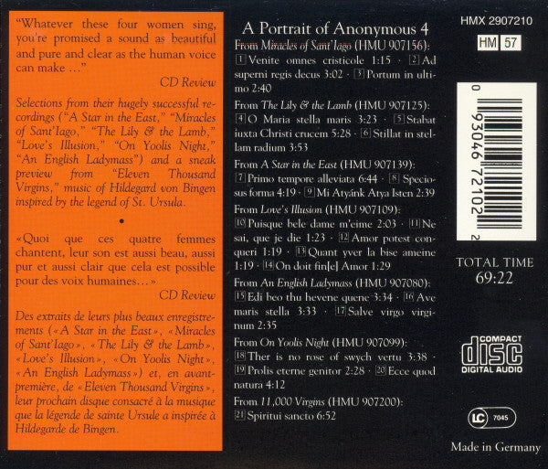 Anonymous 4 : Portrait (CD, Comp)