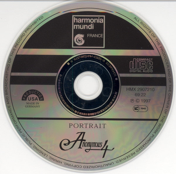 Anonymous 4 : Portrait (CD, Comp)