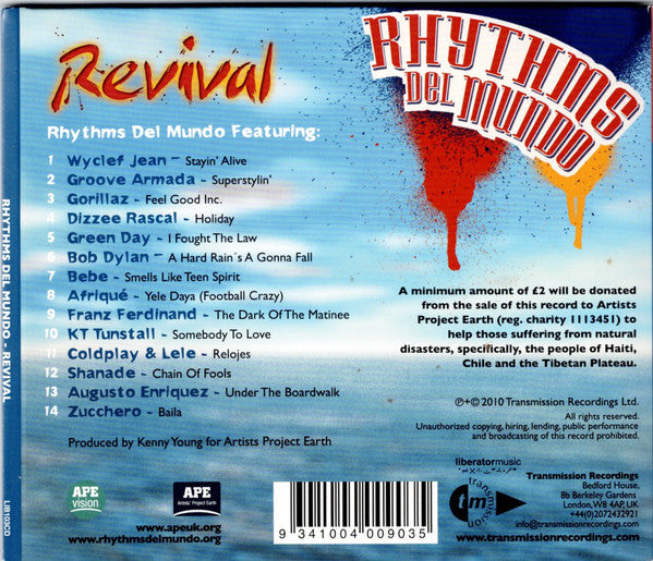 Rhythms Del Mundo : Revival (CD, Album)