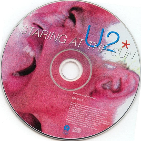 U2 : Staring At The Sun (CD, Single, Dig)