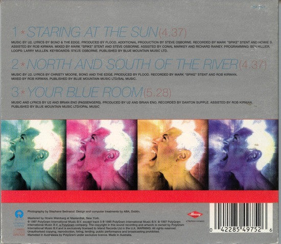U2 : Staring At The Sun (CD, Single, Dig)