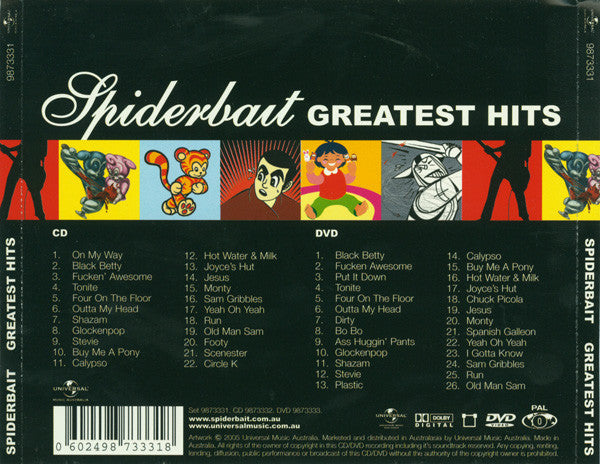 Spiderbait : Greatest Hits (CD, Comp + DVD-V, Comp, Ltd, PAL, Reg)