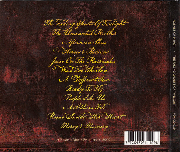 Agents Of Mercy : The Fading Ghosts Of Twilight (CD, Album, Dig)