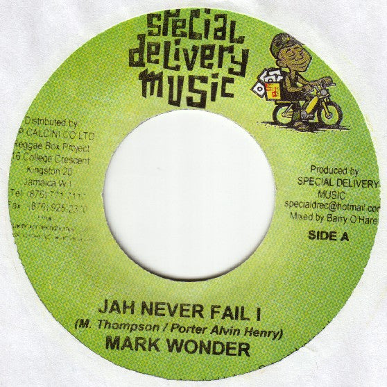 Mark Wonder / Steady Ranks : Jah Never Fail I / Instrument Of War (7")