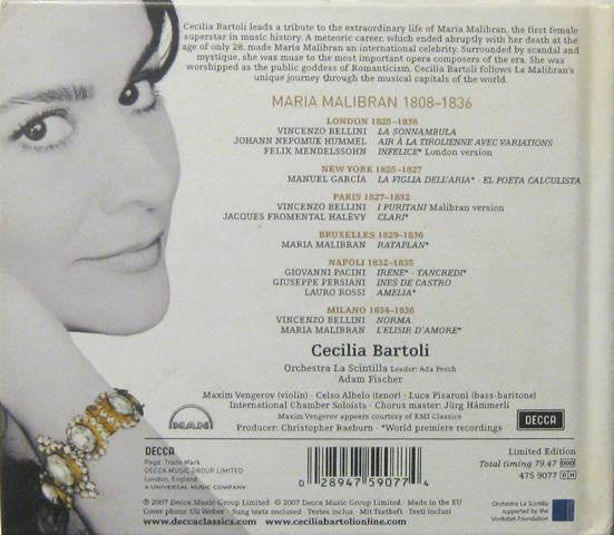 Cecilia Bartoli, Orchestra La Scintilla, Ada Pesch, Adam Fischer (2) : Maria (CD, Album, Ltd)