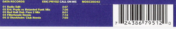 Eric Prydz : Call On Me (CD, Single, Bla)