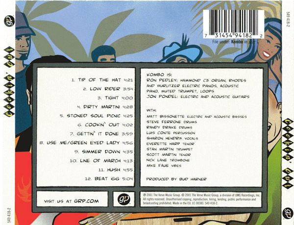 Kombo (3) : Cookin' Out (CD, Album)