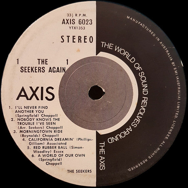 The Seekers : The Seekers Again (LP, Comp)