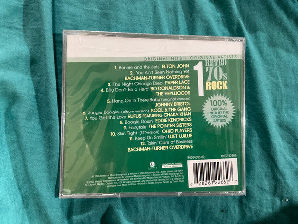 Various : Original Hits Original Artist Retro 70s Rock 1 (CD)