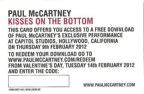 Paul McCartney : Kisses On The Bottom (CD, Album, Dlx + 4xFile, MP3, 320)