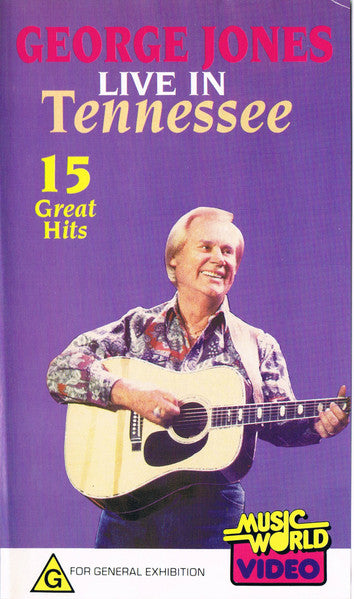 George Jones (2) : Live In Tennessee (VHS, PAL)