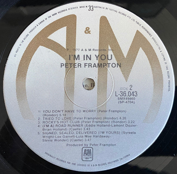 Peter Frampton : I'm In You (LP, Album)