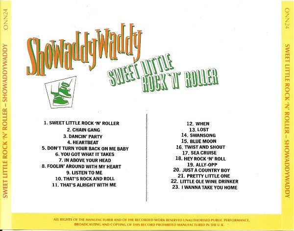 Showaddywaddy : Sweet Little Rock & Roller (CD, Comp)