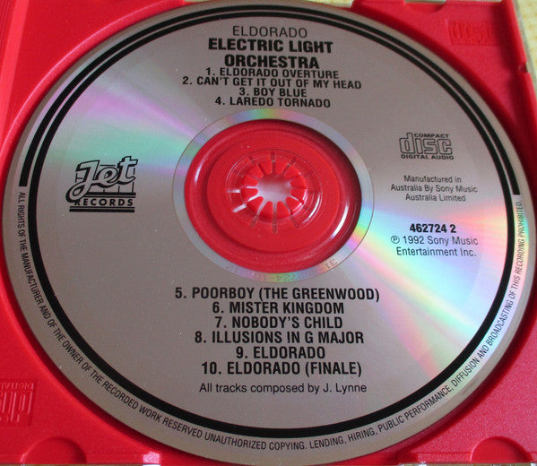 Electric Light Orchestra : Eldorado - A Symphony By The Electric Light Orchestra (CD, Album, RE)