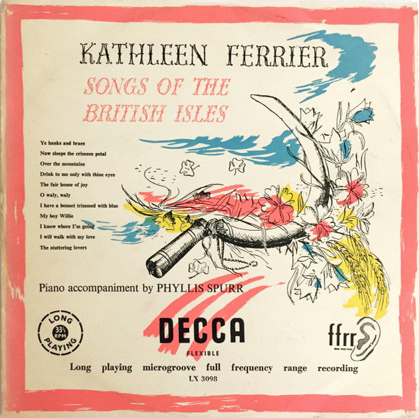 Kathleen Ferrier : Songs Of The British Isles (10", Mono)