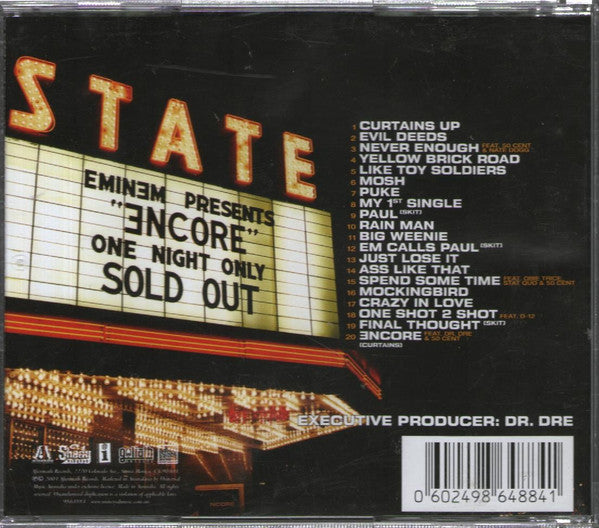 Eminem : Encore (CD, Album)